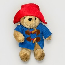 Eden Classic Paddington Bear Plush 9   Red Hat/blue Coat Vintage 2000 w/ Tags 