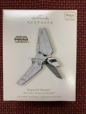 STAR WARS 2008 HALLMARK KEEPSAKE ORNAMENT IMPERIAL SHUTTLE MAGIC