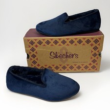 NEW Skechers Cleo Cozy Loafer Fancy Dreamer Navy Women's Size 5M