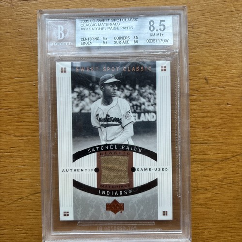 2005 Upper Decksweet Spot Classics Classic Materials Satchel Paige