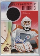 2024 SP Game Used Authentic Rookies Red Jersey 79/99 Ivan Fedotov #217 Auto 1p21