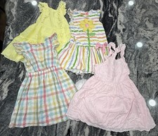Girls Lot Of 4 Spring Summer Dresses Sz 5T/5y Okie Dokie Cat  Jack Goodlad