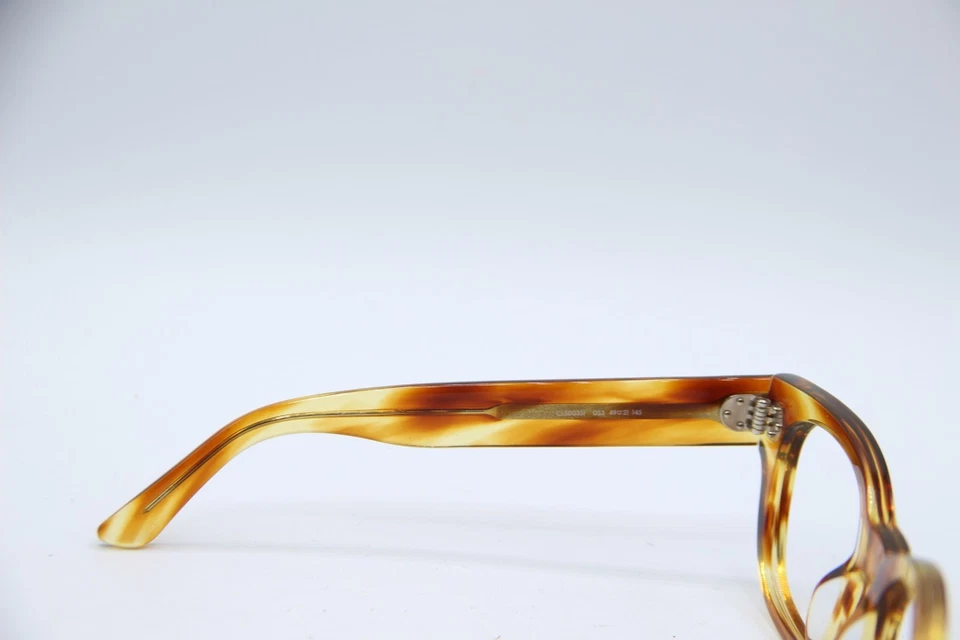 CELINE CL 50035I 053 MARRÓN CUERNO TRANSPARENTE MONTURAS AUTÉNTICAS GAFAS 49-21 Foto 3 de 4