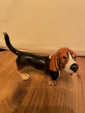 Goebel W. Germany Porzellan 52    Hund Basset  13,5x9x6 Figur    Sammlerstück