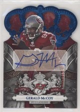 2010 Panini Crown Royale Blue Signatures 9/50 Gerald McCoy #205 Auto o3f