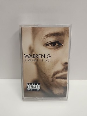 Warren G - I Want It All Vintage Cassette Tape Tested 1999 Parental Advisory 