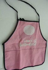 LOWES Kids Pink APRON Child's BUILD AND GROW Home Improvement Play Toy
