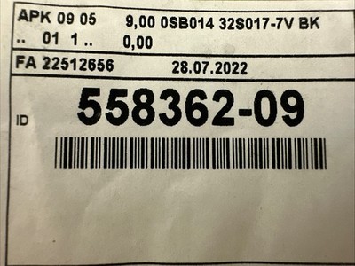 HEIDENHAIN armored adapter cable 9 meter ID 558362-09 new sealed in bag