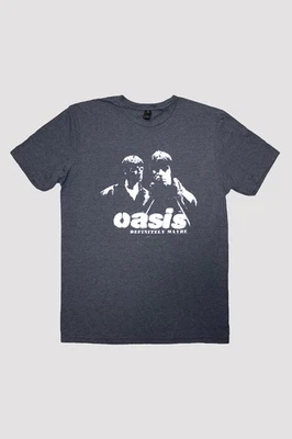 Oasis Definitely Maybe Photo Stencil T Shirt - Bild 1 von 4