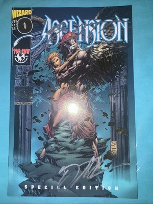 ASCENSION #0 GOLD FOIL EDITION (WIZARD EXCLUSIVE) SIGNED X 2 Top Cow Comic Book