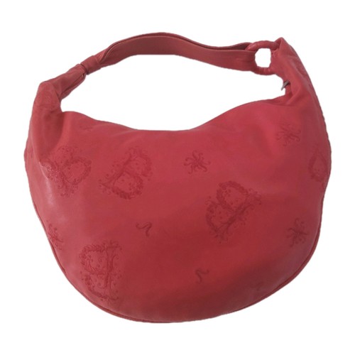 Braccialini Italian Genuine Leather Women's Hobo Shoulder Bag. Pre-owned.