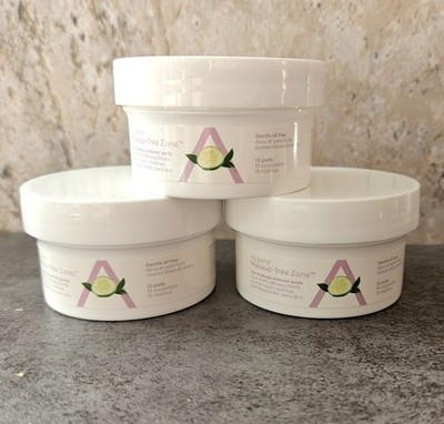 3 Almay Makeup Free Zone Eye Makeup Remover Pads 15 pads each = 45 Count NEW!