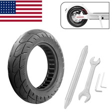 10inch 60/70-6.5 Rubber Solid Tire For Ninebot Max G30 Electric Scooter Parts US