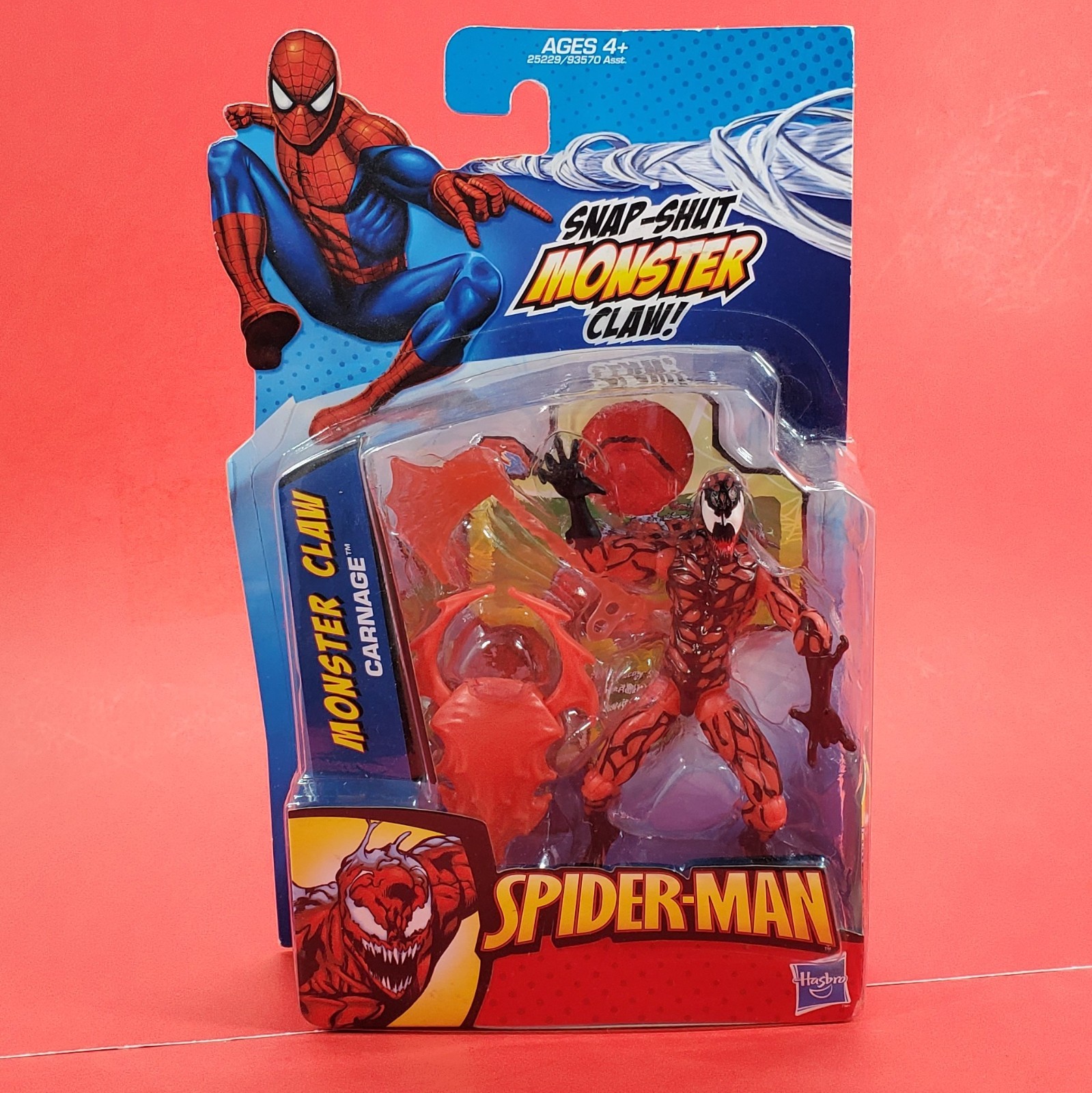 Universo Marvel 3.75" Hasbro Spider-Man Garra de Monstruo Carnicería Cardado Transparente NUEVO