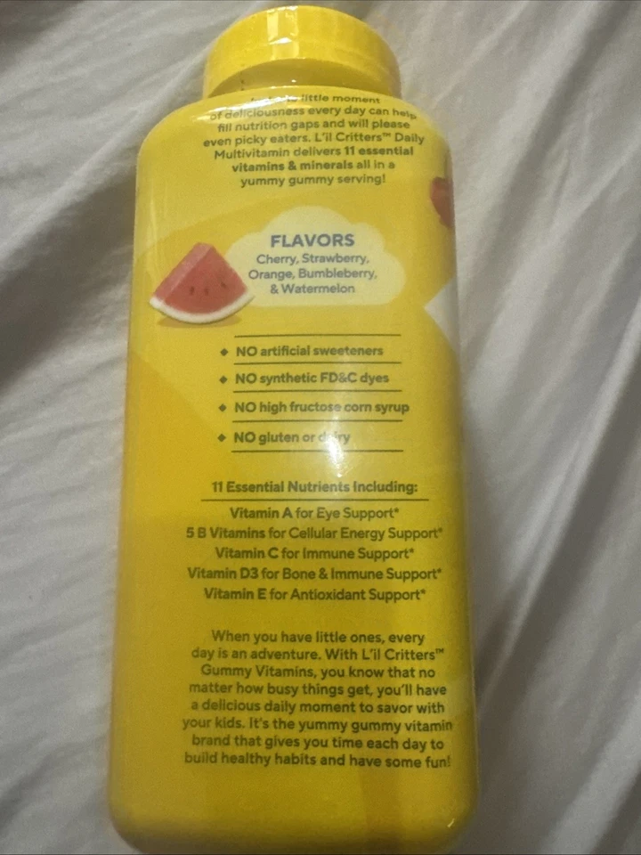 Lil’ Critters Vitafusion 软糖维生素 多种维生素,300 克拉 健康 — 第 4/4 张图片