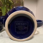 Denby Baroque Blue Floral Stoneware Glossy Handled Creamer Pitcher — photo 2