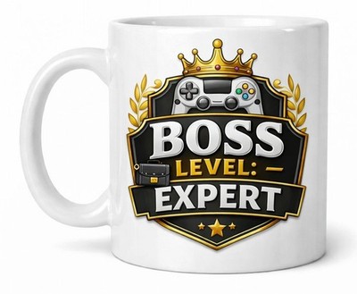 Boss Level Expert Lustige Gamer Boss Tasse Geschenk Tasse