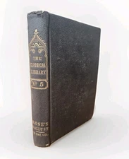 SALLUST - Translated by William Rose  HC (1840? Year Unkown) Harper Pub. J94