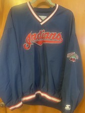 Cleveland Indians Starter Pullover Jacket, SIZE XL