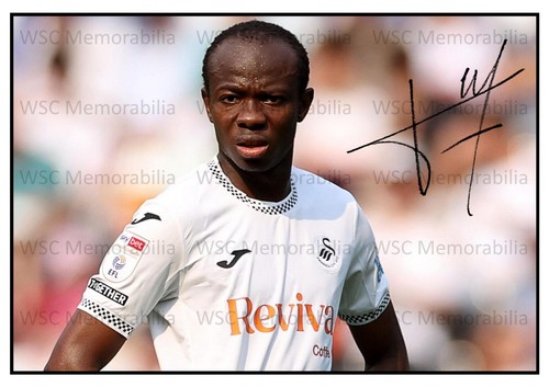 12153. Malick Yalcouye Signed Pictures (A4 Prints) Brighton Swansea etc.