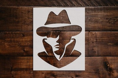 DIY Man Stencil - Reusable Craft & Wall Painting for Home Decor by StencilAir