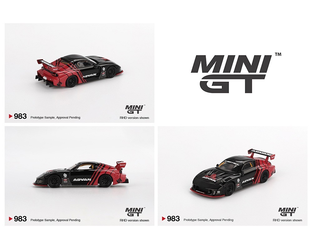 Mini GT Mazda RX-7 LB-Super Silhouette Advan #983 1/64 | eBay