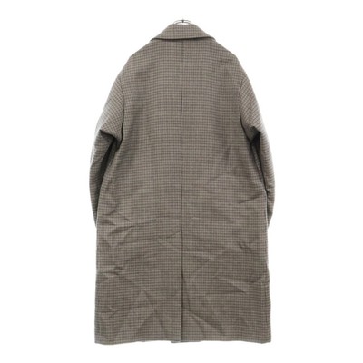 AURALEE 19AW チェック ステンカラー コート オーラリー オーラリー