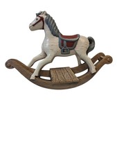Burwood Rocking Horse Wall Plaque Sign Decor Nursery Room Childs Room Vintage