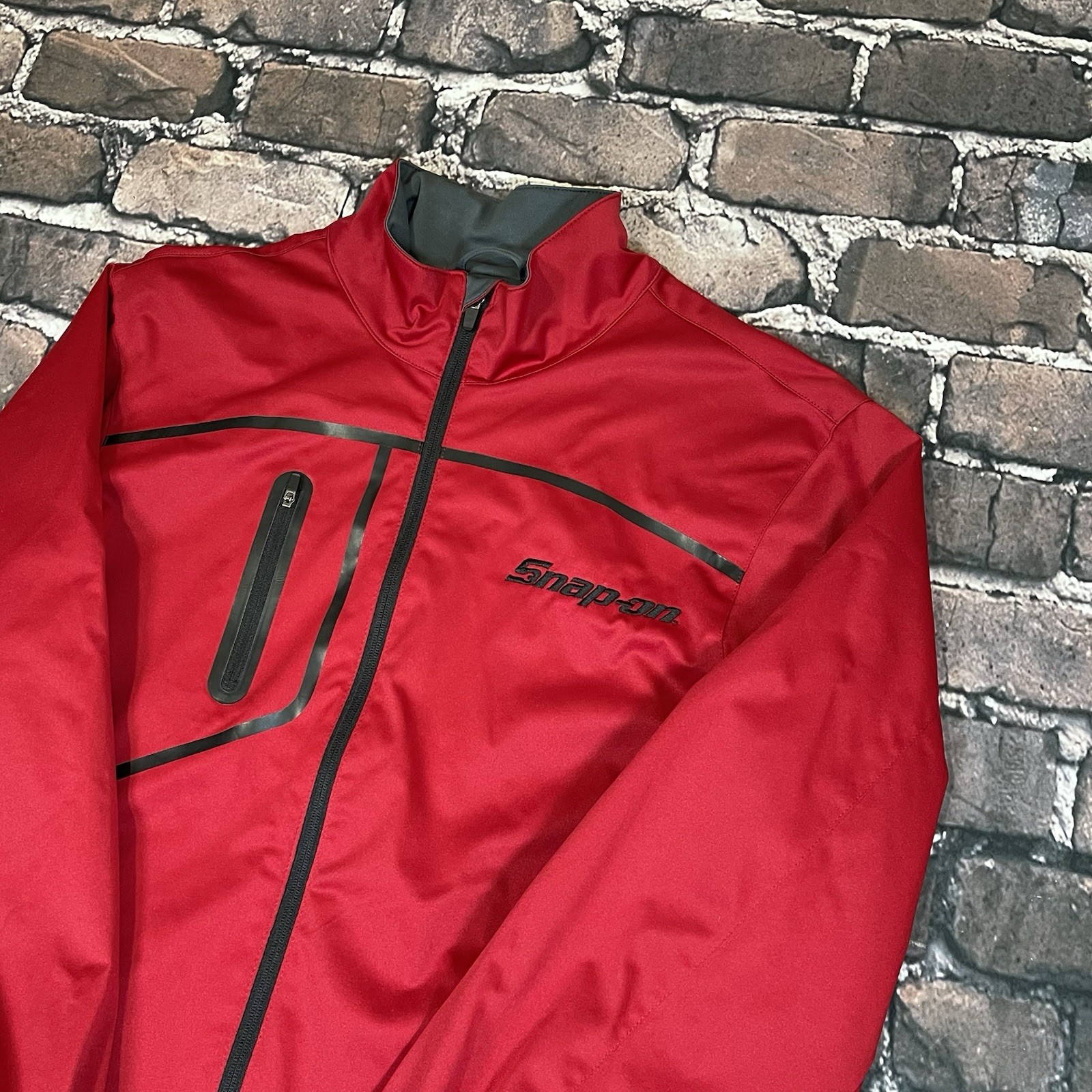 Snap-On Tools Full Zip Soft Shell Jacket Sweatshi… - image 2