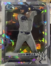2021 Bowman - Chrome Prospects Austin Wells #BCP-47 Atomic Refractor (RC)
