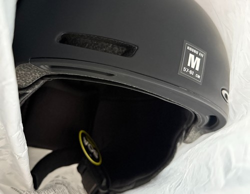 OAKLEY MOD1 (A) Snow Helmet Blackout Sz Medium (99505A-02E-M) black round fit - Picture 5 of 8