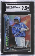2017 Bowman Chrome Scouts Top 100 Vladimir Guerrero Jr SGC 9.5 Mint+ 01nl