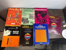 LOT OF 7 PIANO AND ORGAN DUET SHEET MUSIC BOOKLETS