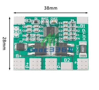 NEW 4S 12.8V 8A 18650 LiFePO4 Lithium   Charger BMS PCB Protection Board #fv