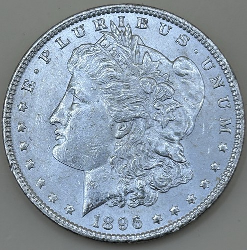 1896 USA Morgan Silver Dollar Coin