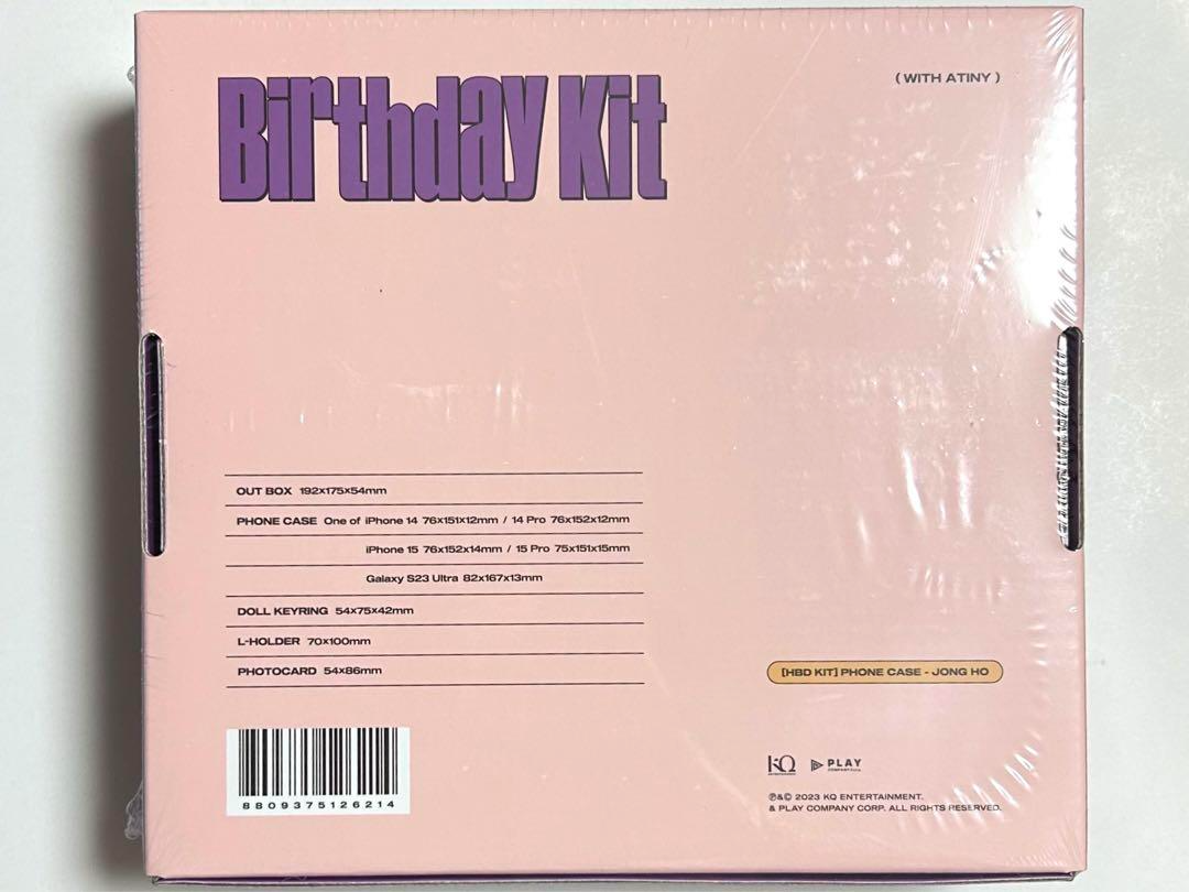 ATEEZ Jong Ho Senil MD2023 Birthday KiT HBD MD Photocard