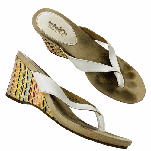 coach and four sandals