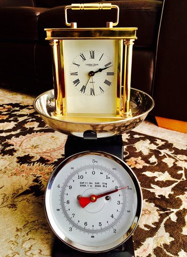 Superb Quality Heavy Gold Plated "London Clock Company" Quartz Carriage Clock - Picture 12 of 12