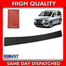 FOR CITROEN BERLINGO VAUXHALL COMBO REAR BUMPER GUARD COVER PROTECTOR (18-22)