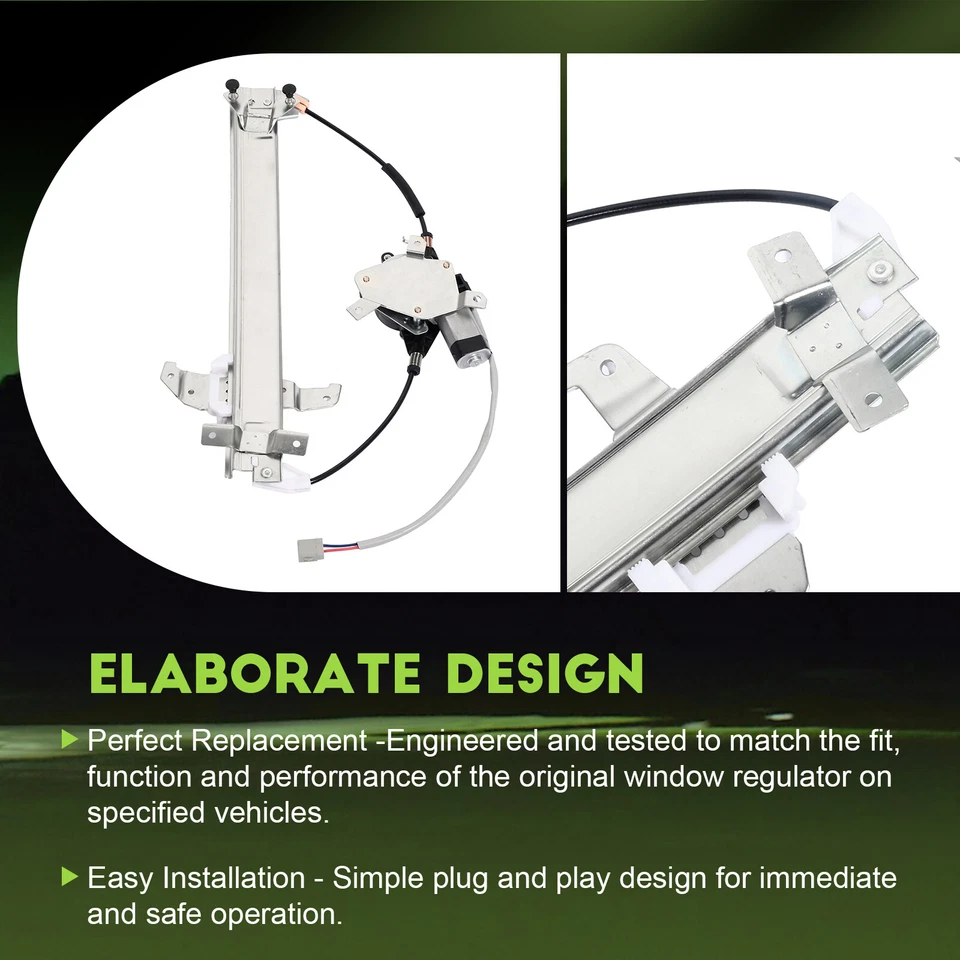 Regulador de ventana eléctrica delantero izquierdo con motor Lincoln Town Car 1994-1997 4,6 L Foto 4 de 4