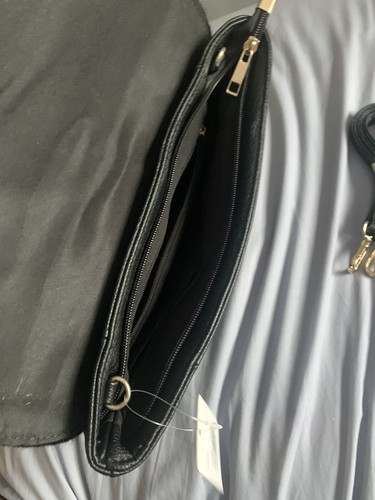 BNWT Faux Black Leather/Hair Koko Bag Handbag/Clutch. Great Bargain! - Picture 5 of 11