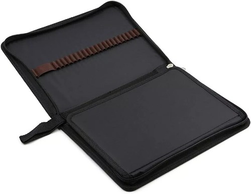 Portable Canvas Zippered Colored Pencil Case-Super Large Capacity 72 Slo - Picture 6 of 7