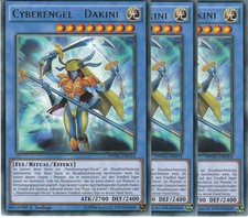 Yu-Gi-Oh! 3x DPDG-DE014 Cyberengel - Dakini RARE 1.Auflage NEU