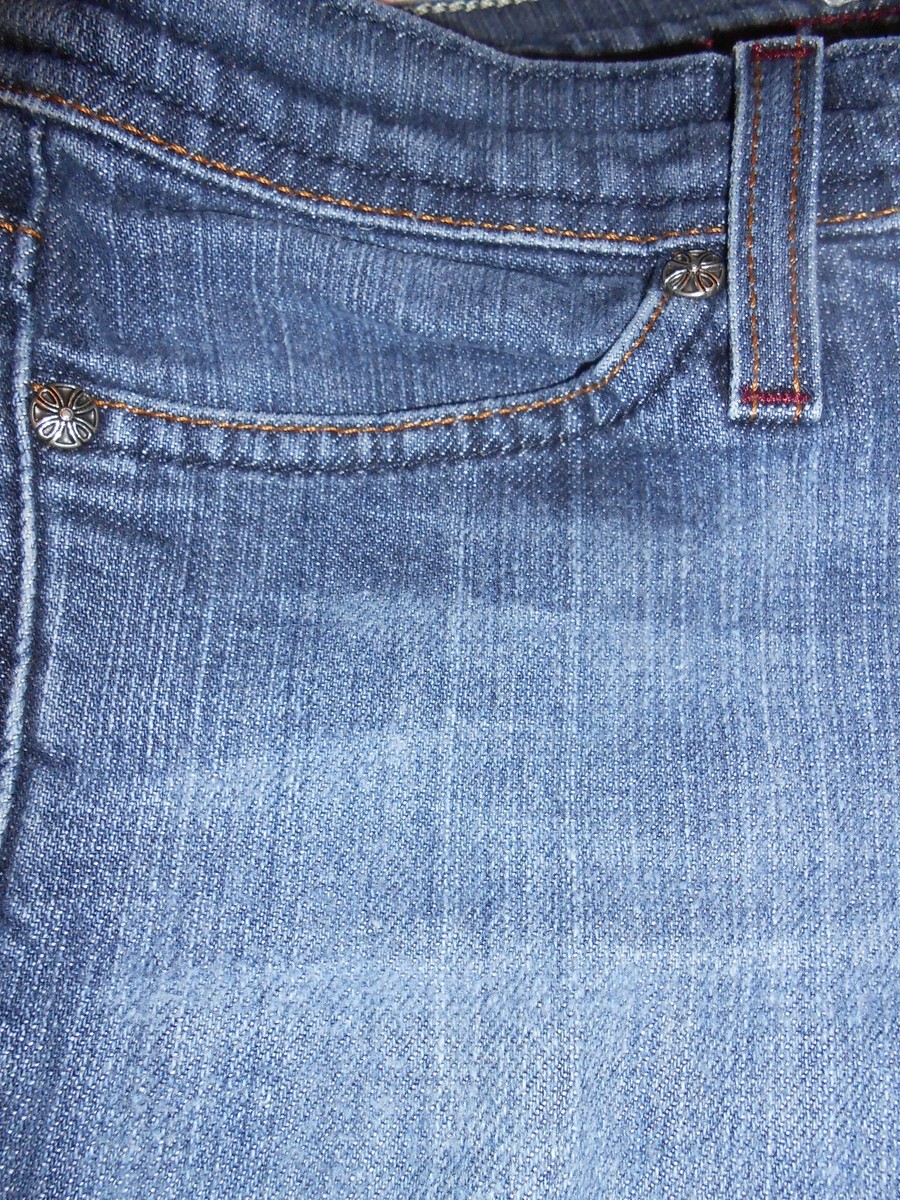 Jean Bootcut Habitual Délavé Moyen - Taille 27, Entrejambe 31, Occasion Très Bon état