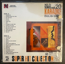 NLD SERIES ENGLISH SONGS KARAOKE Laserdisc Volume 20 Super Hit 28 Songs NLD-20 