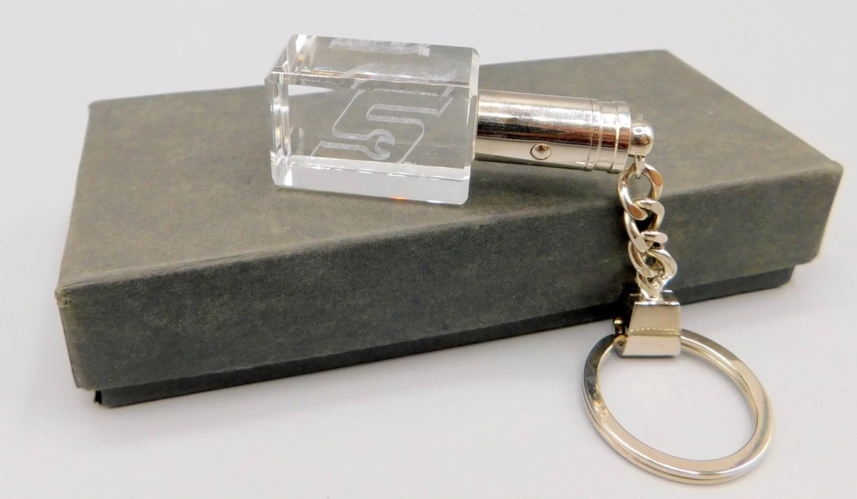 Etched glass deals keychain