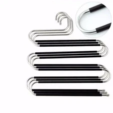 Hanger Clothes Space Saving S Shape Stainless Nonslip Hangers Closet