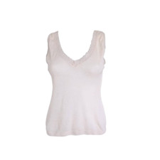 vintage fitted lace knit cami top