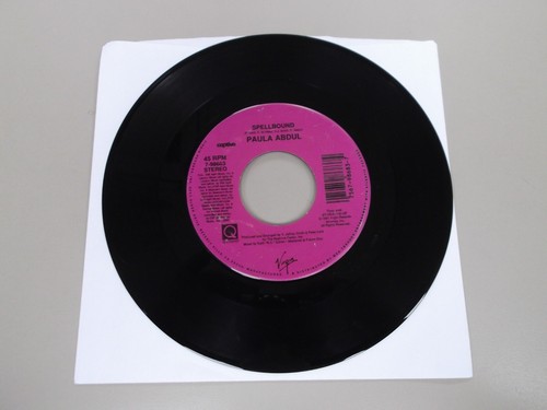 Paula Abdul - Blowing Kisses In The Wind / Spellbound - Virgin 7-98683 VG+ - Picture 4 of 4