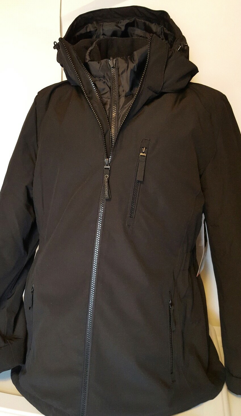 NEW Calvin Klein Women's 3-in-1 Hooded 